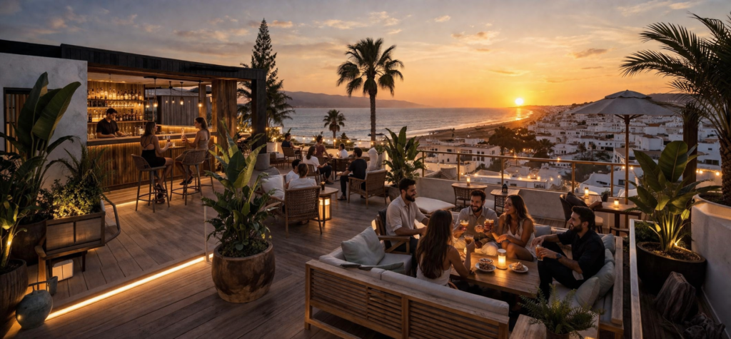 hotel en Conil con rooftop y vistas al mar a 2 minutos de la playa - Arena House Conil