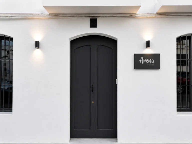 entrada hotel arena house conil